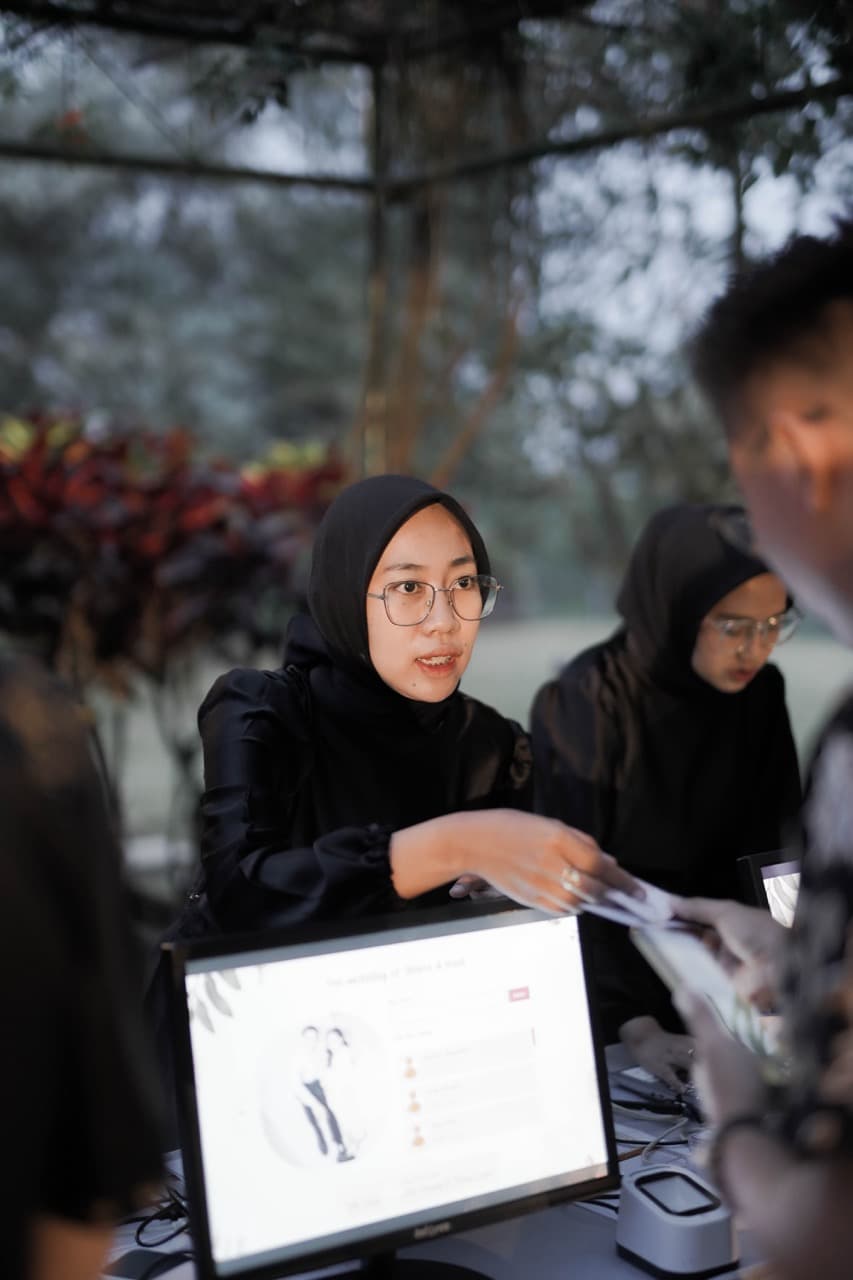Dokumentasi layanan QRStuff dalam mendukung acara pernikahan, foto 9