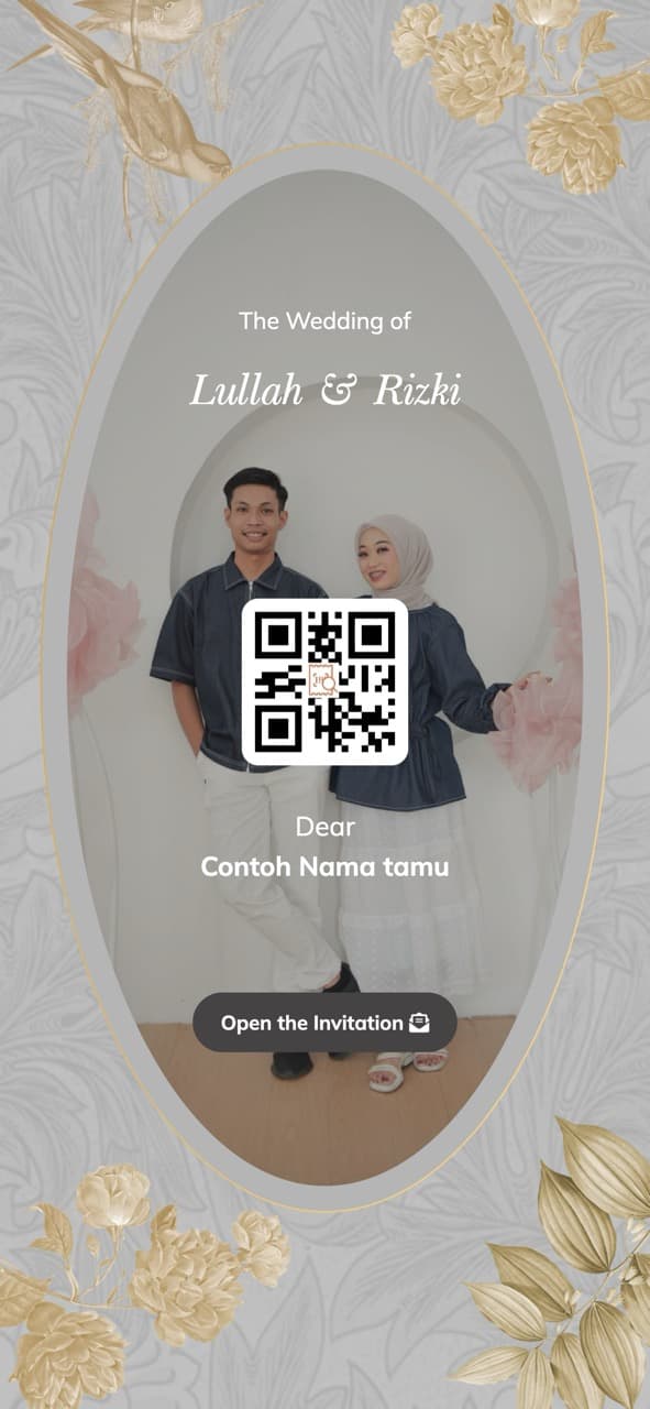 Pratinjau halaman utama Wedding of Lullah & Rizky